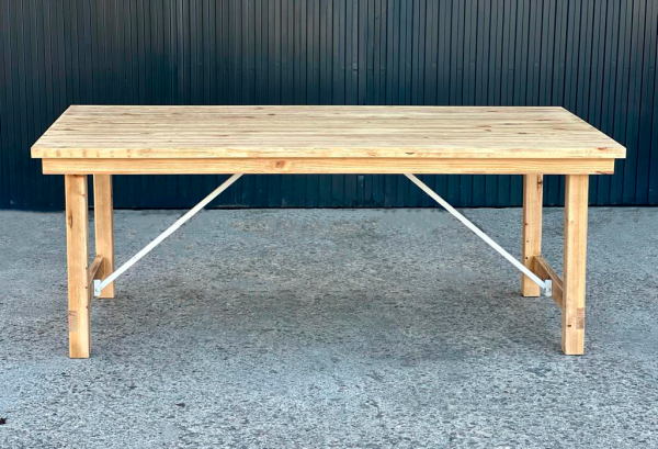 MESA MADERA PLEGABLE - Imagen 4