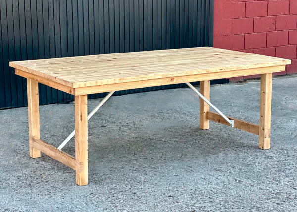 MESA MADERA PLEGABLE - Imagen 5