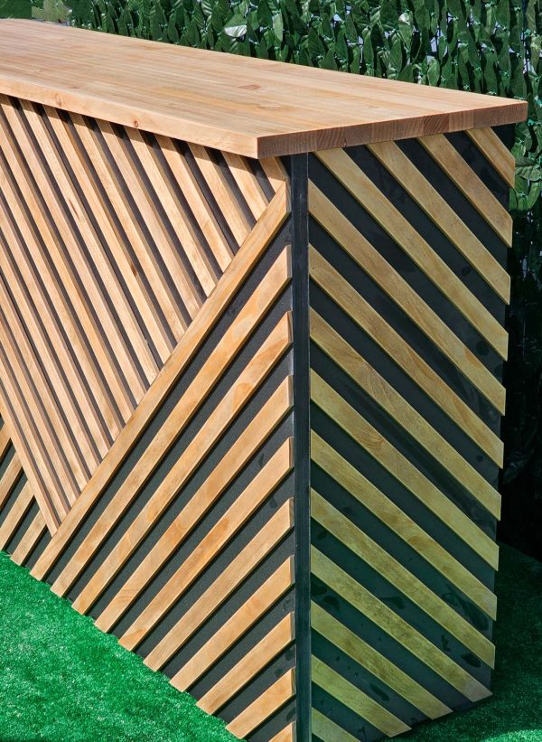Barra de Madera Listada Diagonal - Imagen 4