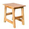 TABURETE BAJO DE MADERA