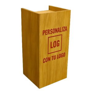 WELCOME DESK LOGO GRABADO