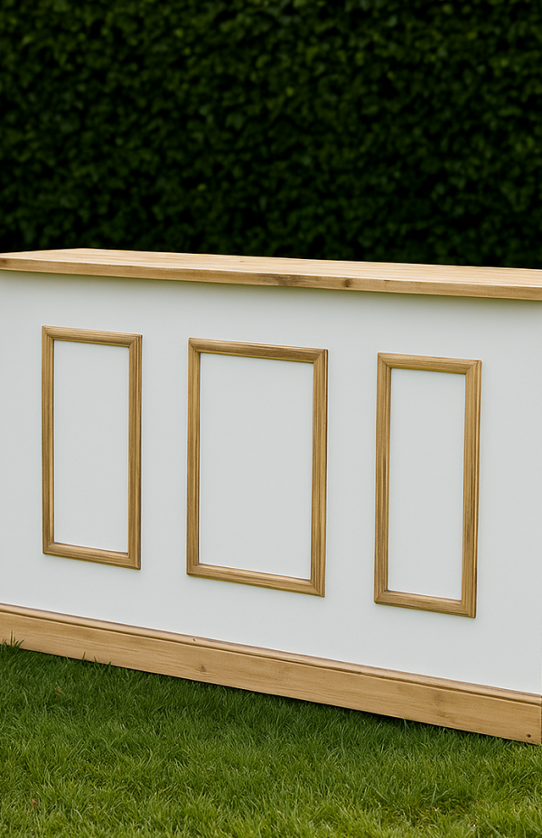 BARRA DE MADERA PLEGABLE RECTÁNGULOS RODAPIÉ - Imagen 2