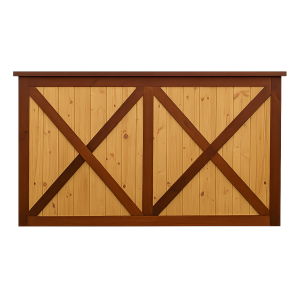 Barra de Madera Plegable con Marco en X