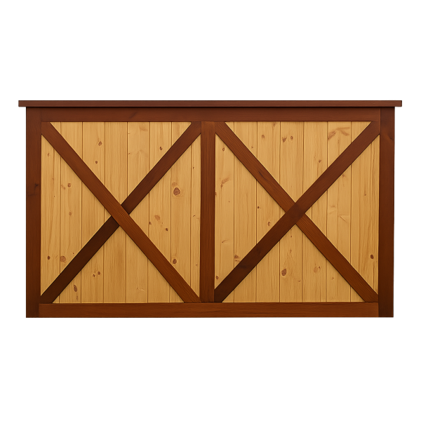 Barra de Madera Plegable con Marco en X
