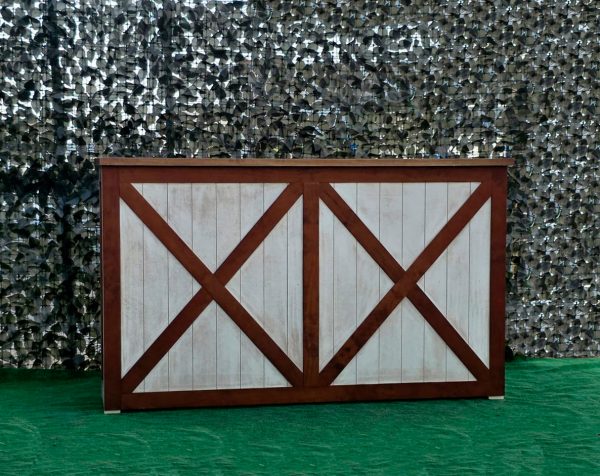 Barra de Madera Plegable con Marco en X - Imagen 9