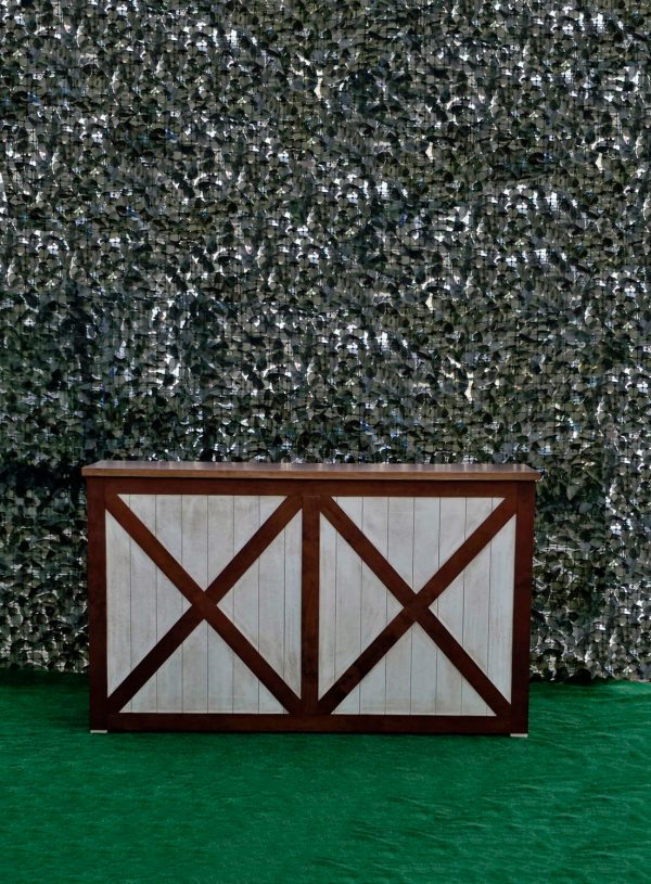 Barra de Madera Plegable con Marco en X - Imagen 7