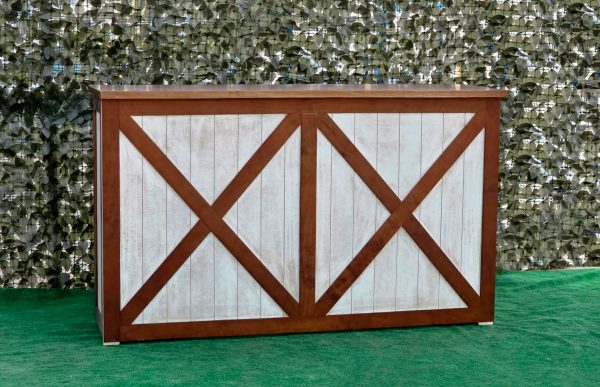 Barra de Madera Plegable con Marco en X - Imagen 8