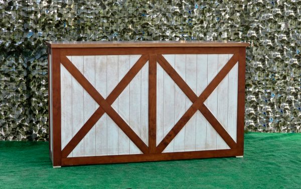 Barra de Madera Plegable con Marco en X - Imagen 6