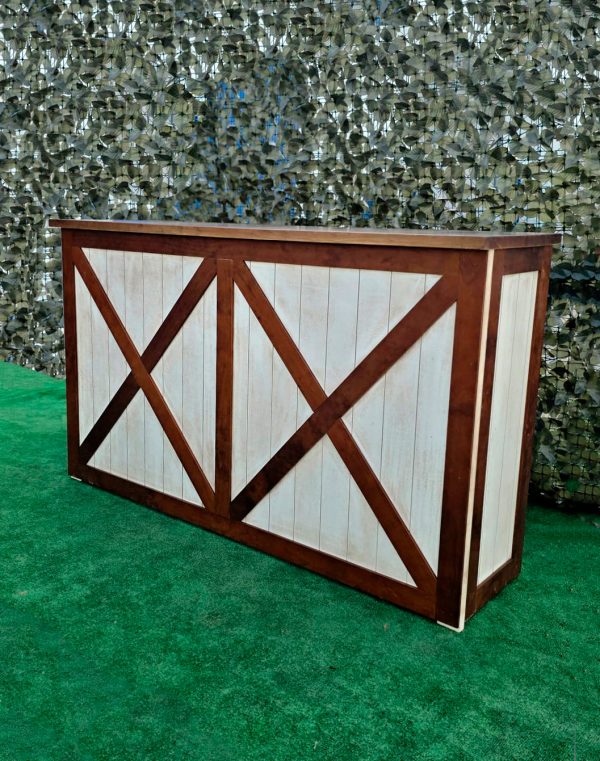 Barra de Madera Plegable con Marco en X - Imagen 4