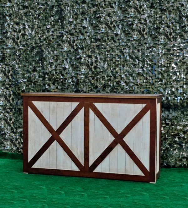 Barra de Madera Plegable con Marco en X - Imagen 5