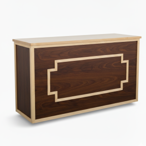 MOSTRADOR DE MADERA PLEGABLE CASTIZA DECO