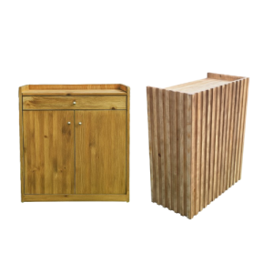 Mostrador de Recepción con Cajón y Dos Puertas