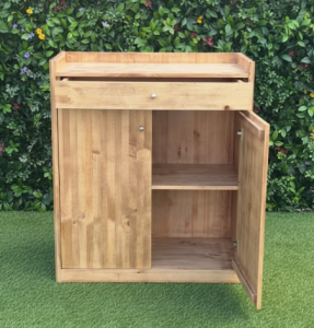 Mostrador de Recepción con Cajón y Dos Puertas